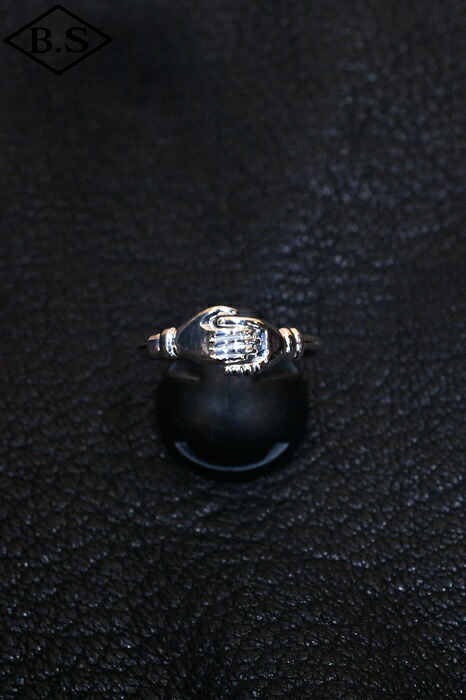 【期間限定ポイント5倍】アトラクションズ Attractions ビルトバック BILTBUCK リング 小物 Lot.BS00002 Handshake Gimmel Ring シルバー｜BarnStormer3号店