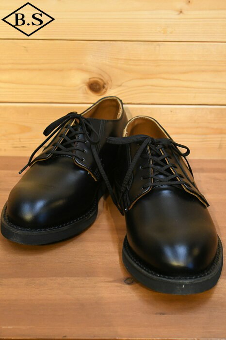 【期間限定ポイント5倍】レッドウィング REDWING ブーツ NO.101 POSTMAN OXFORD シャパラル ブラック オックスフォード画像