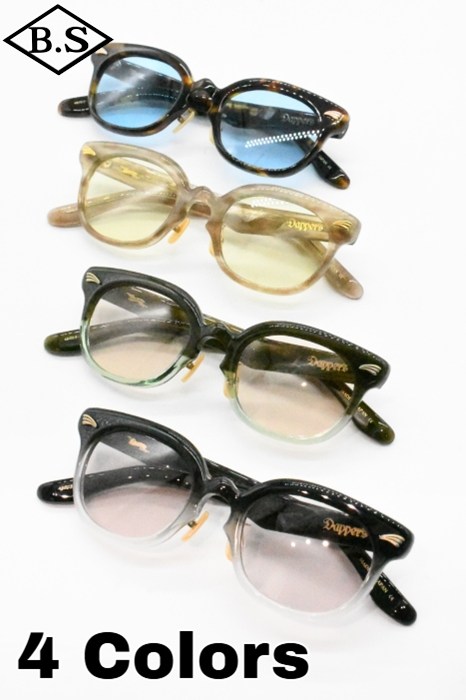 【継続期間制限事項尖んがり5倍】ダッパーズ × グルーバー 黒眼鏡 Dapper’s × GROOVER LOT1847 GROOVER Wname Eyewear Type APOLLO