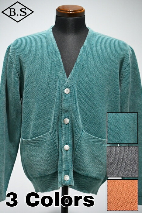 PHERROW’S 25S-PPCK1 サマーニットカーディガン Pherrow's フェローズ 片畦編み サマーニット カーディガン PHERROW'S