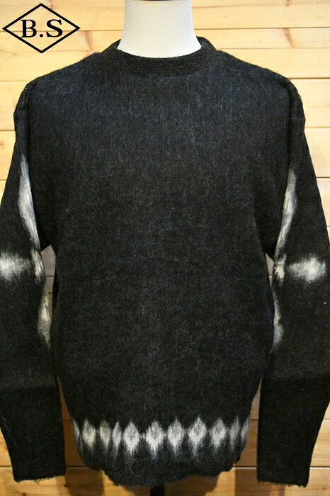 フェローズ PHERROW'S ニット 23W-PMS1 モヘアニット BLACK