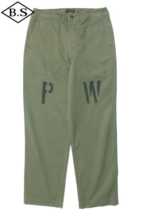 ジェラード ズボン下 JELADO ズボン下 AG94341B 41 Khaki Last Resort Chino Cloth Stencil ステンシル オリーブ