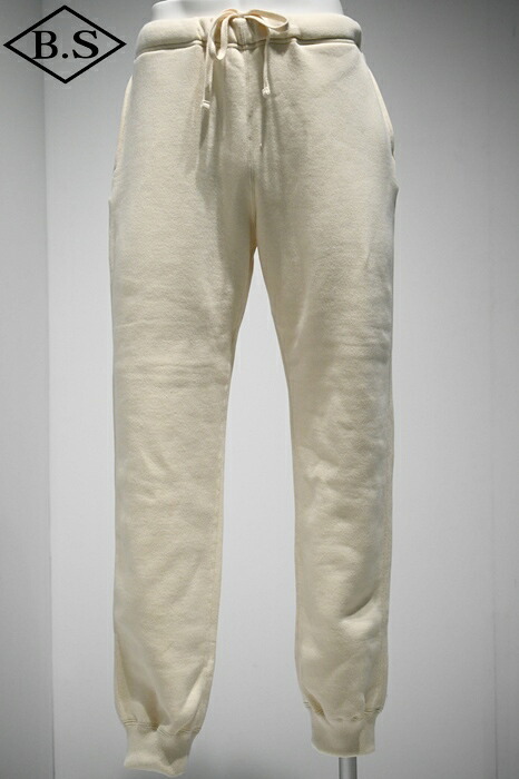 【期間限定ポイント5倍】フルカウント FULLCOUNT スウェットパンツ 3768 Cashmere Cotton Sweatpants (24AW) Ecru