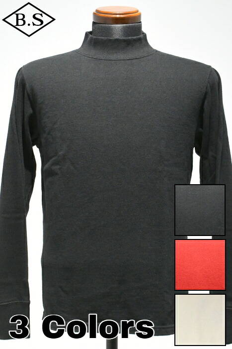 デラックスウエア DELUXEWARE 長袖Tシャツ M300-00 MOCK NECK KNIT