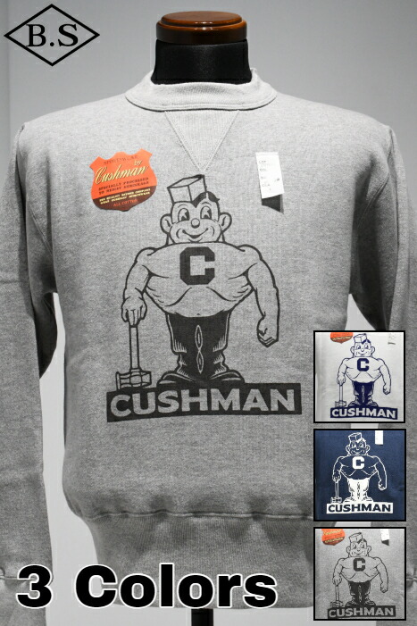 【Cushman】スウェット Size L【クッシュマン】 CUSHMAN(クッシュマン) スウェット セットインスリーブ - SPURS