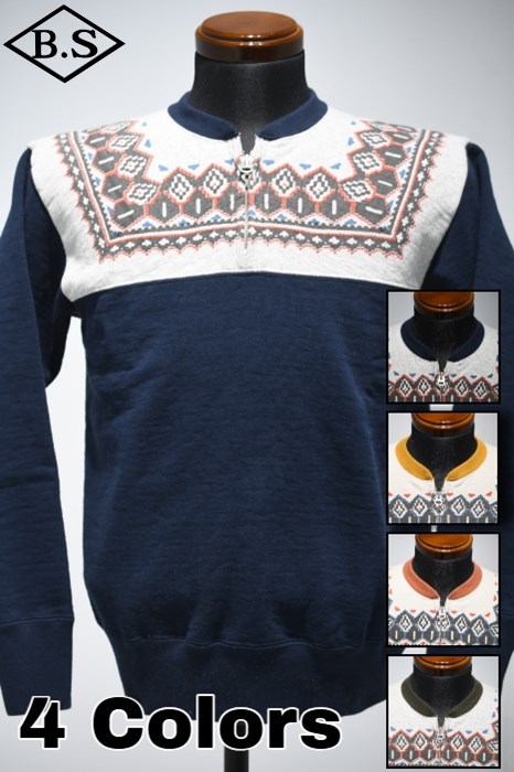 楽天市場】FULLCOUNT 3764 Tribal Pattern Sweatshirts