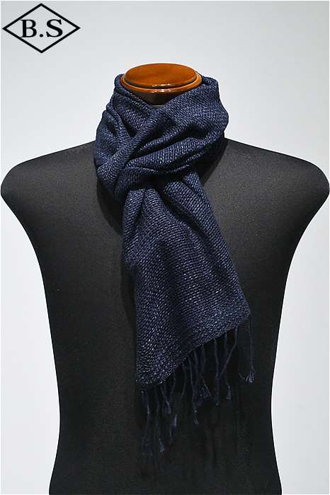 EDWIN GANF マフラー KMG002-142 エドウィン デニム裂織 頑布 ガンフ レッド 新品 EDWIN GANF マフラー KMG002-142 エドウィン デニム裂織 頑