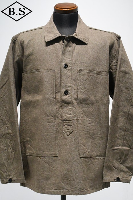 【継続期間押さえる尖んがり5倍】バズリクソンズ BUZZ RICKSON’S アウター BR15695 U.S. ARMY BROWN DENIM PULLOVER JACKET