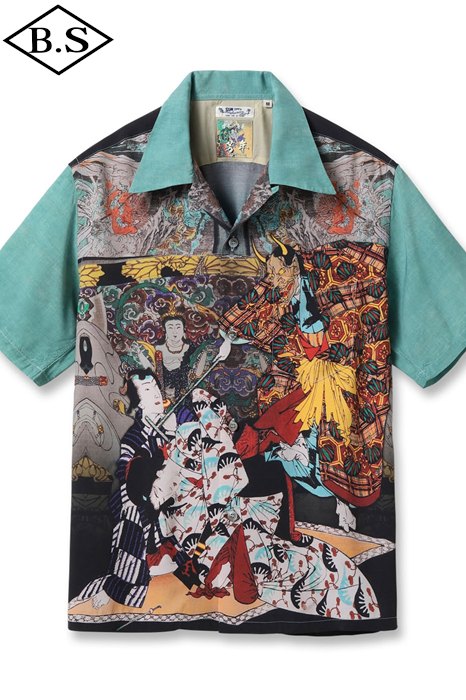 【期間限定ポイント5倍】サンサーフ SUN SURF アロハシャツ SS39531 SUN SURF &times; 月岡芳年 SPECIAL EDITION &ldquo;偐紫田舎源氏&rdquo;｜BarnStormer3号店