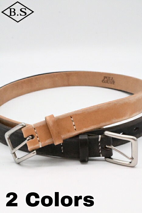 【期間限定ポイント5倍】フルカウント FULLCOUNT ベルト Wild Leather Narrow Belt 9,856円