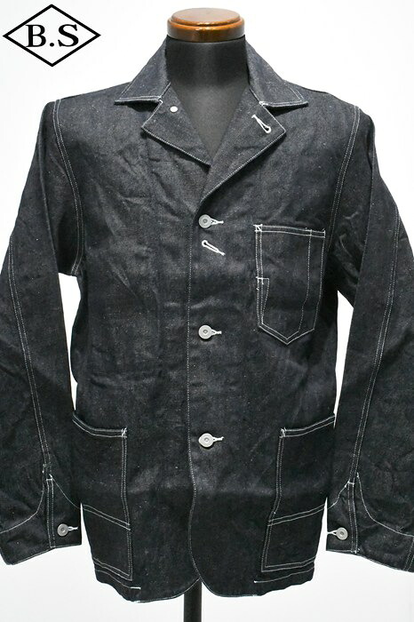 【期間限定ポイント5倍】クッシュマン CUSHMAN アウター 21894 10oz DENIME COVER ALL カバーオール インディゴ
