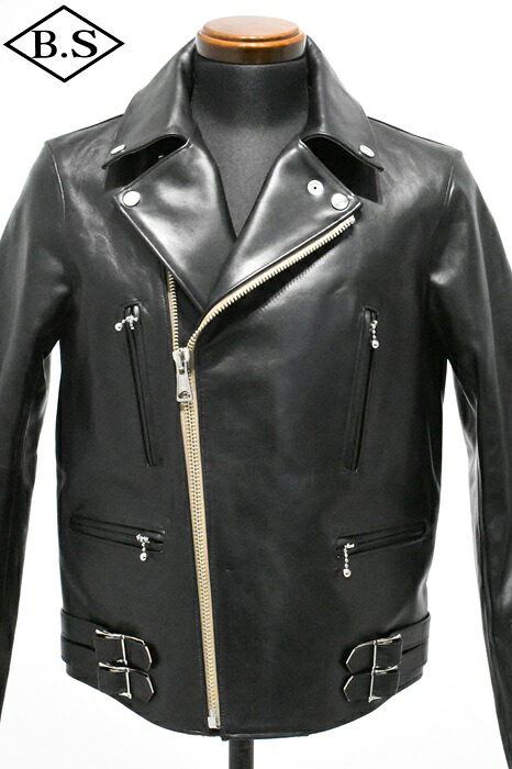 【継続期間押さえる尖んがり5倍】ファインクリーク＆コー なめし革上衣 FINECREEK＆CO ACJK032 Edward Heavy Weight Black