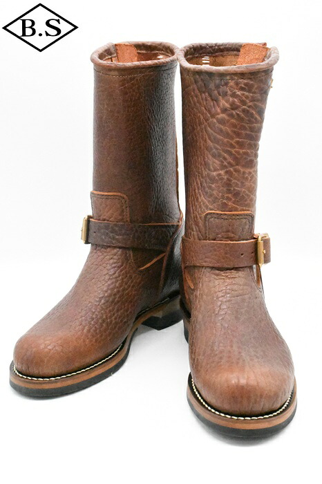 【期間限定ポイント5倍】ワイツーレザー Y’2 LEATHER ブーツ BB-01 BULL HIDE ENGINEER BOOTS RED BROWN