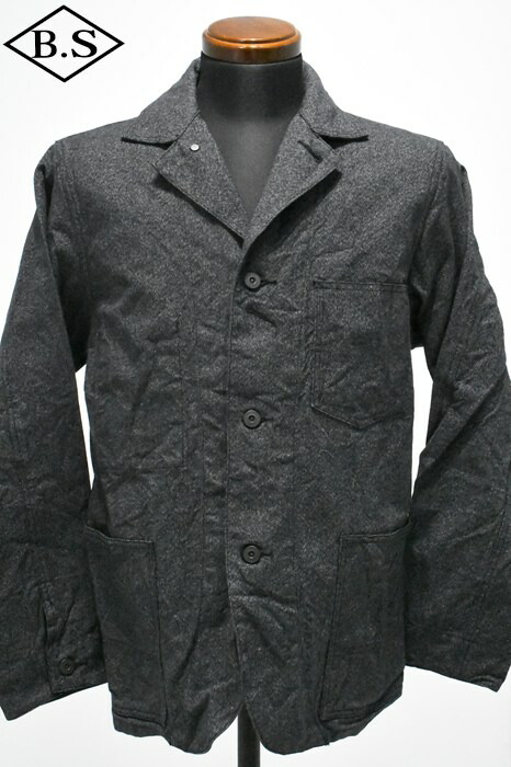 【期間限定ポイント5倍】クッシュマン CUSHMAN アウター 21895 BLACK CHAMBRAY COVER ALL カバーオール ブラック|BarnStormer3号店