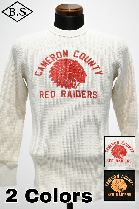 ジェラード JELADO 長袖Ｔシャツ AB12233 Mega Thermal Red Raiders Print Red Raiders