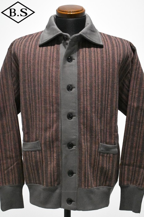 ジェラード JELADO スウェットカーディガン AG13231 Mountain Man Fleece Cardigan Baked Tomato