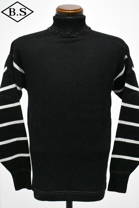 アトラクションズ Attractions セーター Lot.583 BS High Neck Sweater -Black-