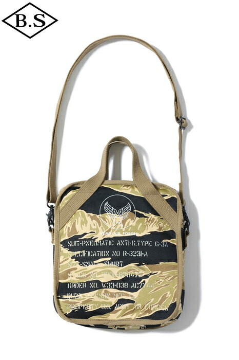 バズリクソンズ Buzz Rickson's TYPE G-3A カモフラ柄 ショルダーバッグ タイガーカモ 迷彩 BR02878 【2025年秋冬新作】 楽天市場】BUZZ RICKSON'S バズリクソンズ バッグ SUIT-PNEUMATIC ANTI