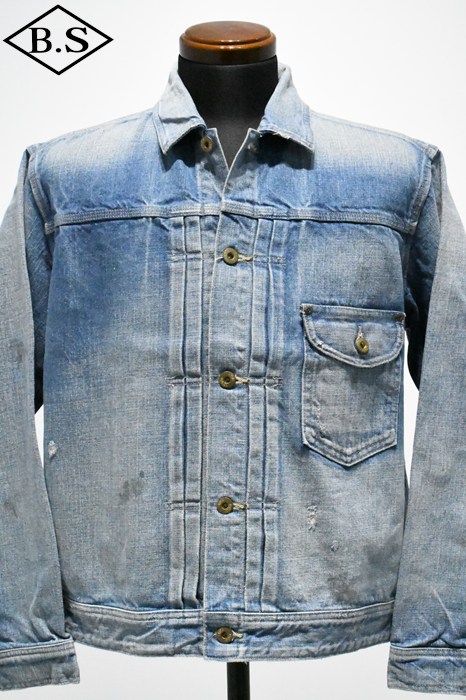 Lee Gジャン リー デニムジャケット LOT1012 復刻 1stサイズ36 Lee リー 0411 101J 復刻 日本製 Gジャン デニムジャケット XL