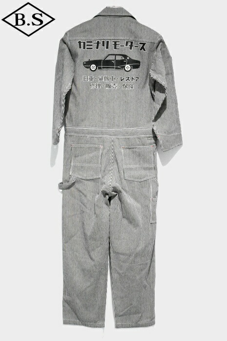 楽天市場】KAMINARIカミナリ◇KM ヒッコリーツナギ◇◇フェアレディーZ