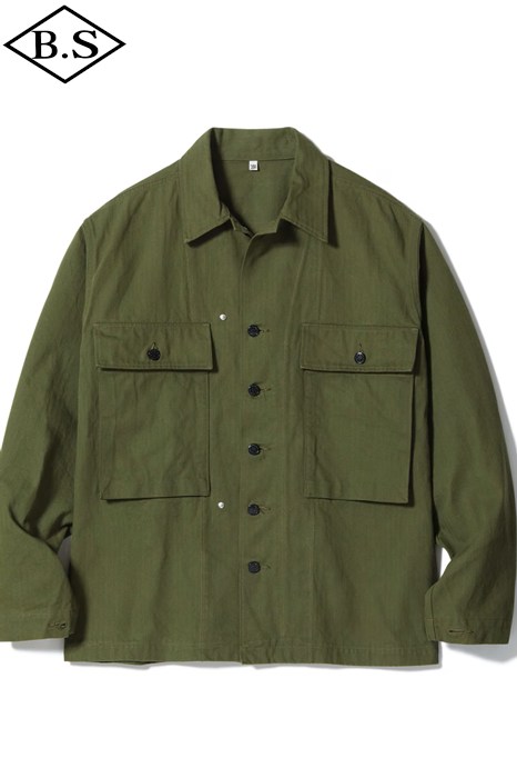 【期間限定ポイント5倍】バズリクソンズ BUZZ RICKSON’S アウター Lot No. BR15887 / JACKETS, HERRINGBONE TWILL SPECIAL / OLIVE