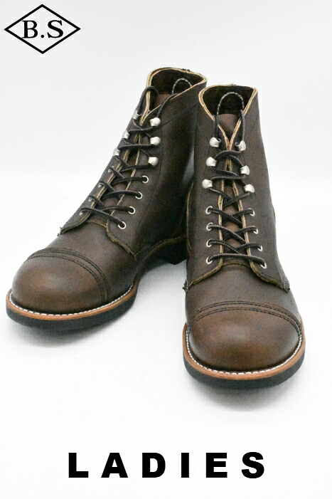 【WOMENS】レッドウィング RED WING レースアップブーツ 3365 IRON RANGER アイアンレンジャー アンバー