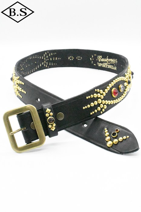 【期間限定ポイント5倍】クッシュマン CUSHMAN ベルト 29180 40mm SINGLE PIN STUDS BELT