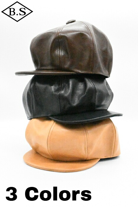 【期間限定ポイント5倍】ダッパーズ Dapper&rsquo;s レザーキャスケット LOT1820 40&rsquo;s Style Classic Horsehide Leather Casquette｜BarnStormer3号店