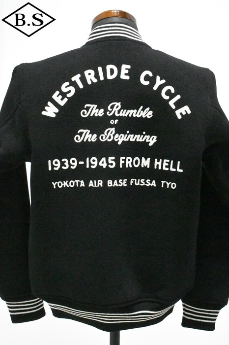 【期間限定ポイント5倍】ウエストライド WESTRIDE アウター 2026 NEW YEAR LIMITED WR AWARD JKT: THE RUMBLE OF THE BEGINNING BLK