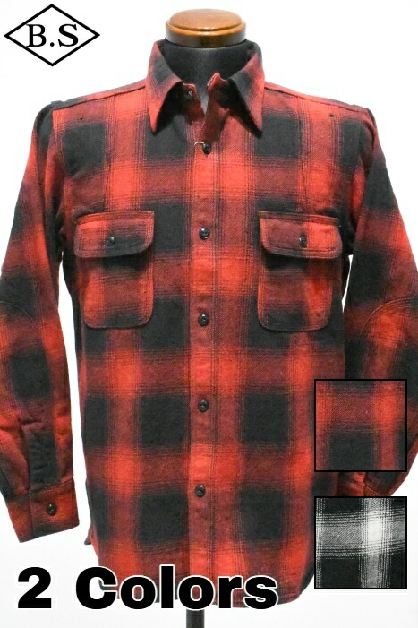 楽天市場】PHERROW'S (フェローズ ）長袖チェックウエスタンシャツ