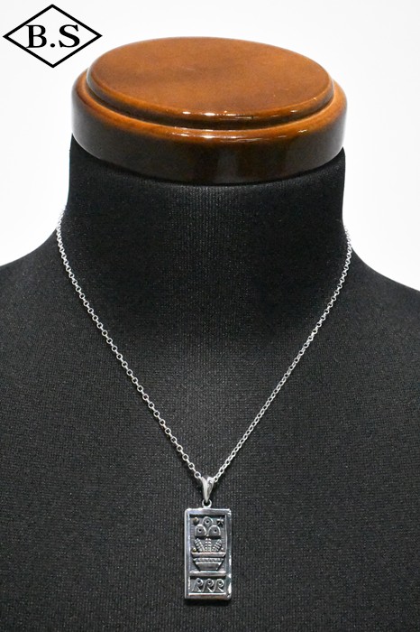 【継続期間押さえる尖んがり5倍】北米インディアン宝飾品 INDIAN JEWELRY 小物 首飾り シウダードトルヒヨ（Kewa Pueblo）ジョセフ・コリス JosephCoriz オーバレイ しろがね色\u002614K A