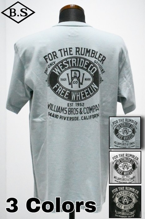 ウエストライド WESTRIDE Tシャツ PT.TEE.26-01