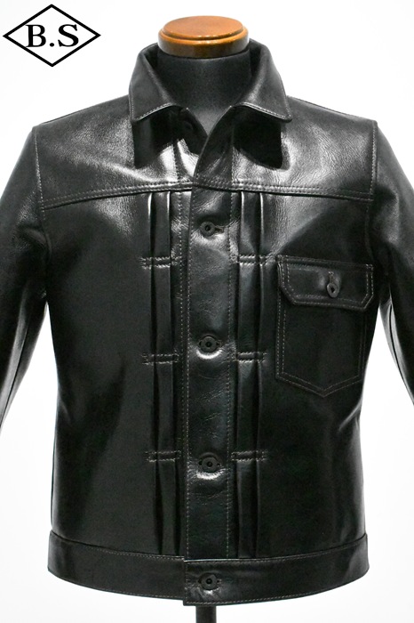 【期間限定ポイント5倍】別注 ワイツーレザー Y’2 LEATHER レザージャケット LSB-140 26 ANILINE STEER 1stモデル BLACK|BarnStormer3号店