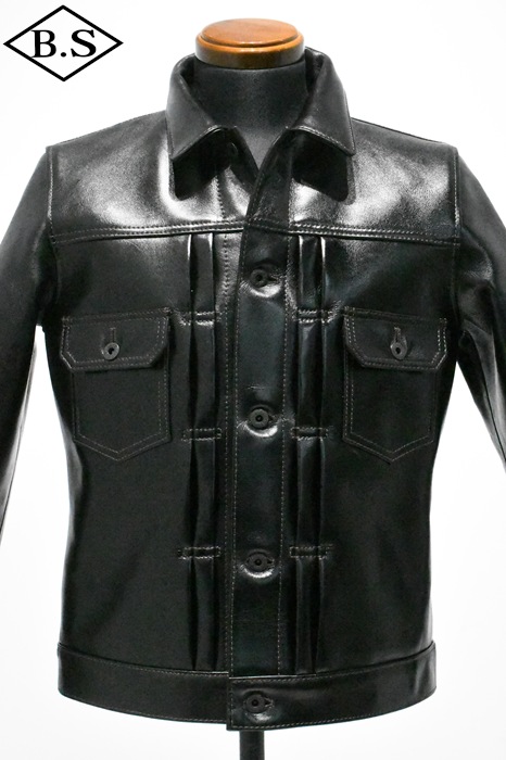 【期間限定ポイント5倍】別注 ワイツーレザー Y’2 LEATHER レザージャケット LSB-141 26 ANILINE STEER 2ndモデル BLACK|BarnStormer3号店
