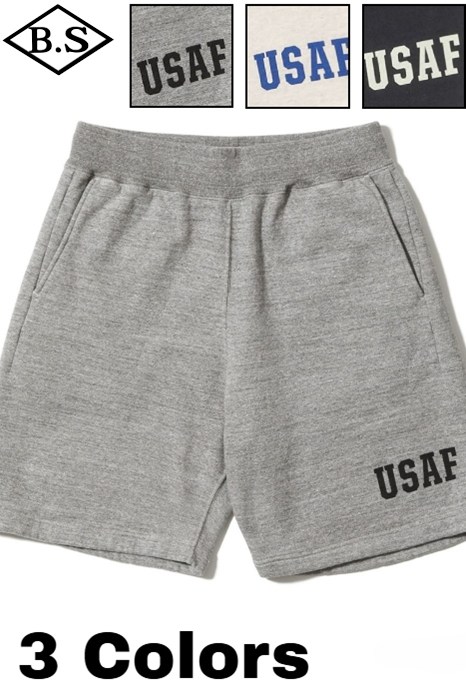 バズリクソンズ BUZZ RICKSON’S さる股引き Lot No. BR52657 / SWEAT SHORTS “USAF”