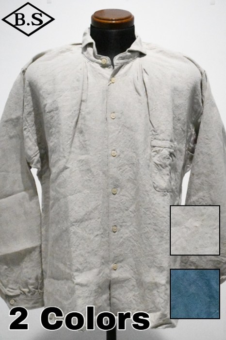 ジェラード JELADO ザツーモンキーズ The 2 Monkeys 長袖シャツ TM21160 Linen Cambrai Shirt|BarnStormer3号店