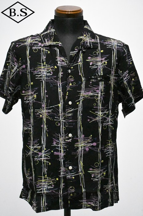 ジェラード JELADO 半袖シャツ SG21112 S/S Vincent Shirt / Black|BarnStormer3号店