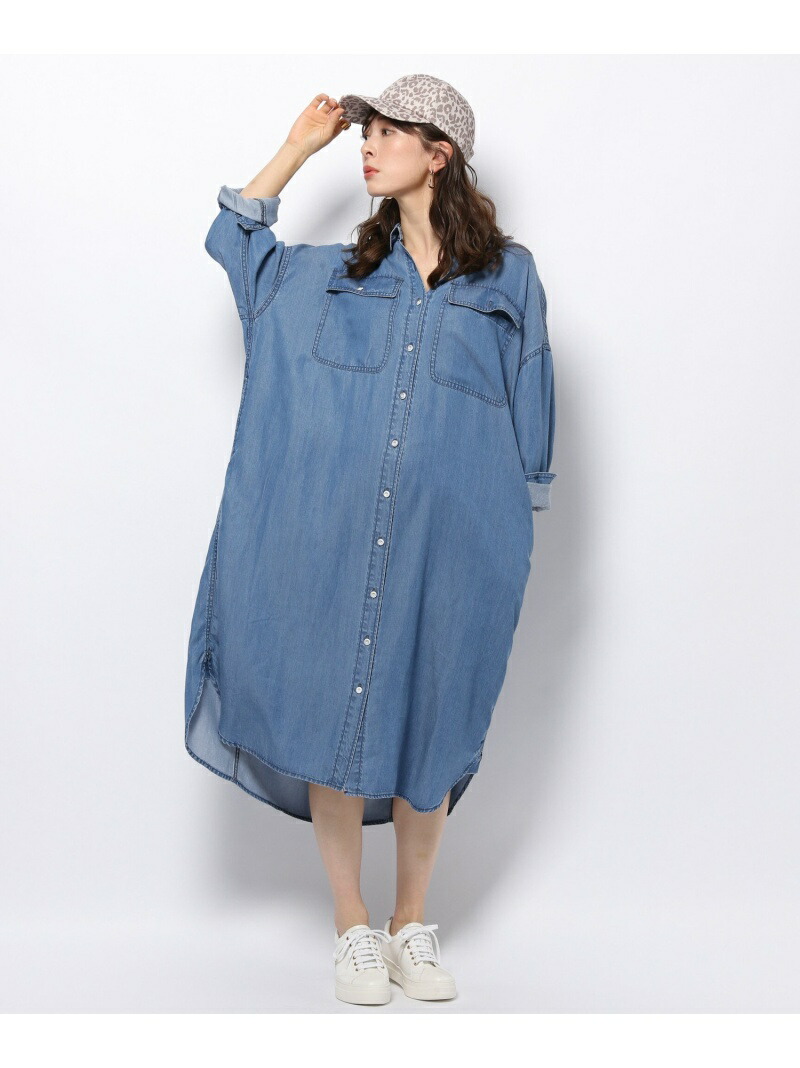 Hd Almond Ls Healthy Denim バンヤードストーム ワンピース シャツワンピース ブルー グレー 送料無料 Rakuten Fashion Butlerchimneys Com