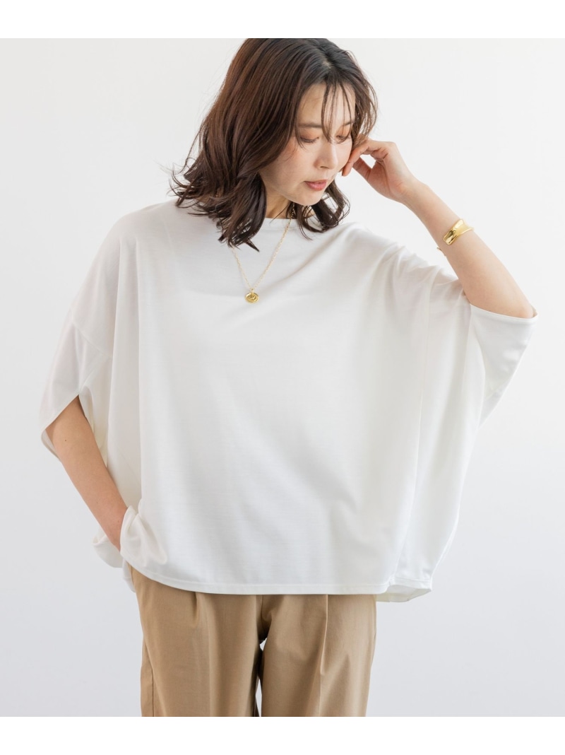【『BABALOG』ご紹介アイテム】UVカットクールタッチドルマンプルオーバー【UVカット+接触冷感】【WEB限定カラー】 BARNYARDSTORM バンヤードストーム トップス カットソー・Tシャツ ブラック グレー ホワイト【送料無料】[ Fashion]