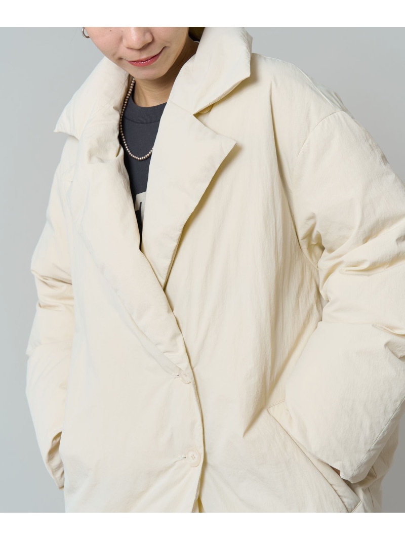 美品 バンヤードストーム テーラーカラーダウンジャケット 黒 コート 23AW BARNYARDSTORM（バンヤードストーム）の「BARNYARDSTORM / テーラー