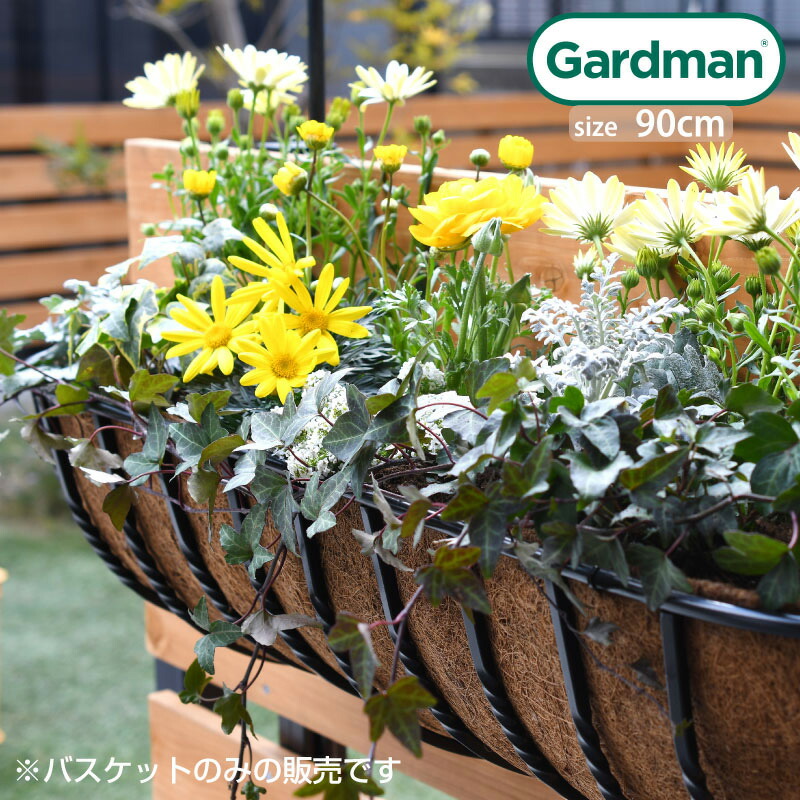 イギリス 警衛 Gardman 古典 修飾据え物ウォールハンギングバスケット 椰子科カーペット果報 90cm Afic Association Org