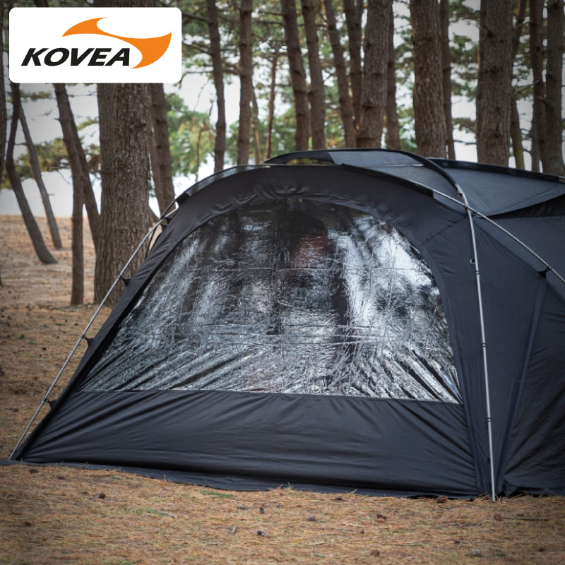 【正規販売】KOVEA コベア WILD DELTA TPU BLACK ワイルドデルタ ブラック専用TPUウインドウ テント アウトドア キャンプ バーベキュー|バロネスアウトドア