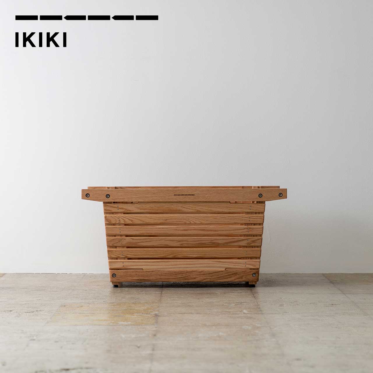 楽天市場】IKIKI イキキ シェルフコンテナMサイズ ウォルナット 46L