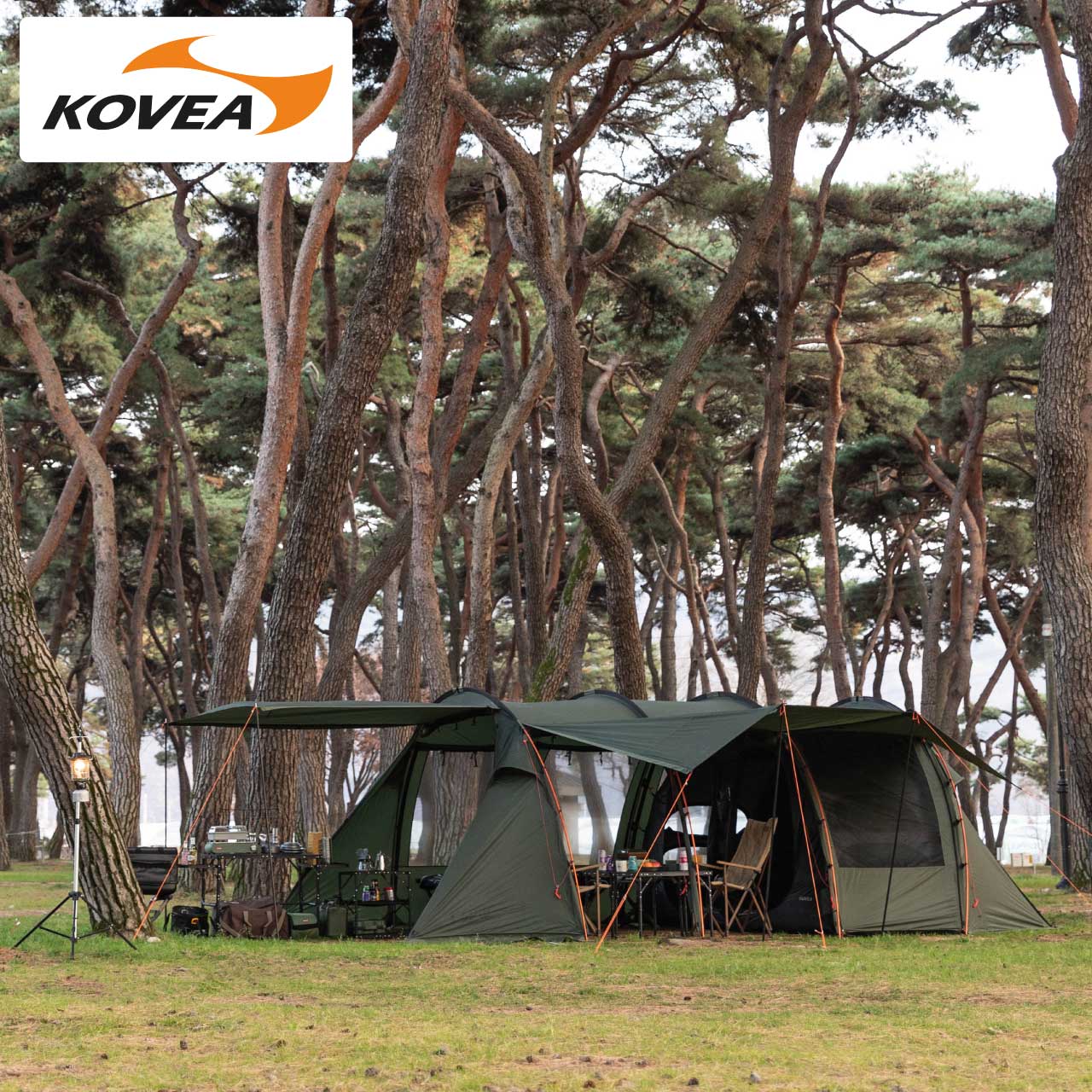 【置き目売りわたす】KOVEA コベア GHOST PHANTOM Khaki ゴーストファントム カーキ アウトドア 難民キャンプ 丸焼き