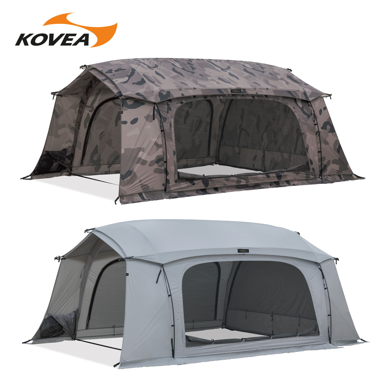 【正規販売】KOVEA コベア WILD α CAMO GRAY ワイルド アルファ カモ グレー テント アウトドア キャンプ バーベキュー｜バロネスアウトドア