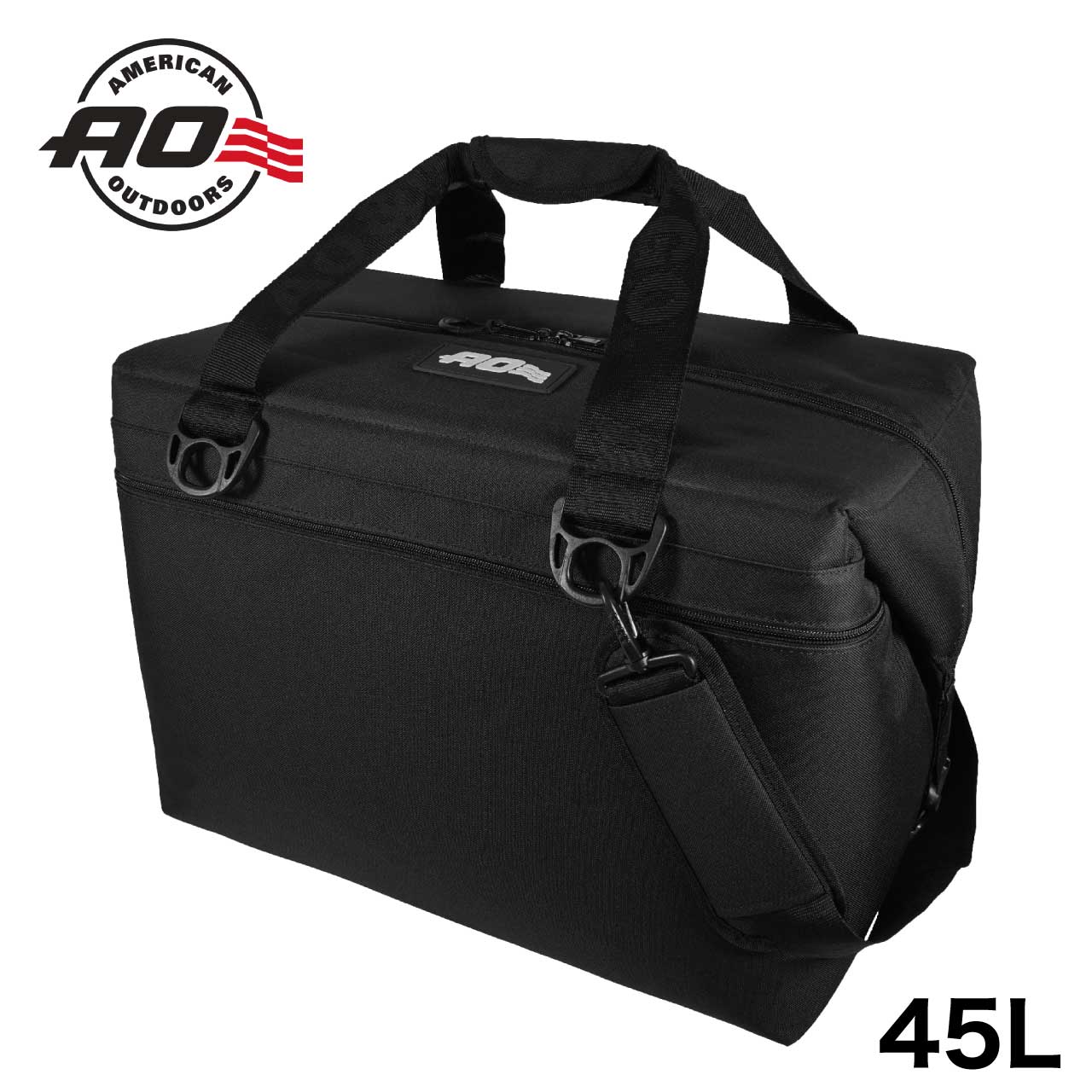 AO Coolers エーオークーラーズ 48風呂敷き包み 帆布 ホンブルグ帽冷房装置 45L 黒いこと 保冷 速乾 軽さ アウトドア 丸焼き 難民キャンプ BBQ
