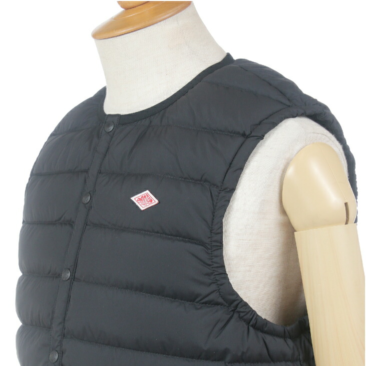 日本初の 2022fw再入荷 DANTON ダントン メンズ クルーネック インナー ダウンベスト NNF INNER DOWN CREWNECK  VEST DT-A0026 svk-delfinen.dk