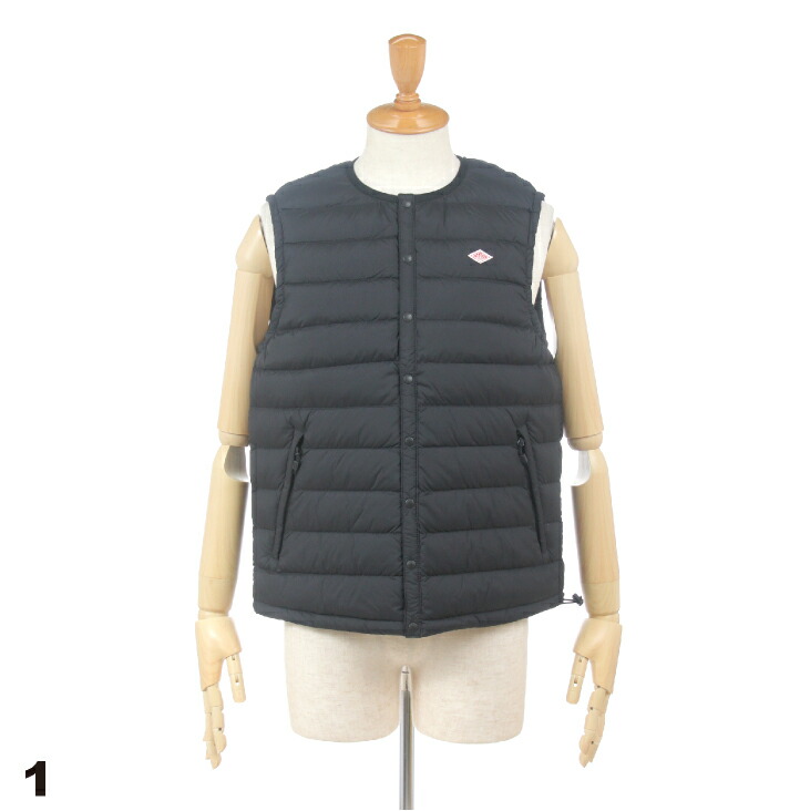 日本初の 2022fw再入荷 DANTON ダントン メンズ クルーネック インナー ダウンベスト NNF INNER DOWN CREWNECK  VEST DT-A0026 svk-delfinen.dk