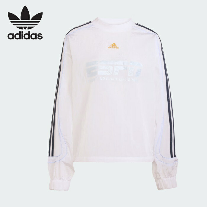 【2026SS新作】adidas アディダス オリジナルス チームガイスト 2.0 スウェットシャツ ホワイト トップス シンプル カジュアル スポーティ レディース　KC6401 White　[ポイント10倍]