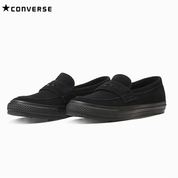 CONVERSE コンバース オールスターコインローファーSU スエード プレッピースタイル ブラック シューズ 靴 ALL STAR COINLOAFER SU　31316671　[ポイント10倍]